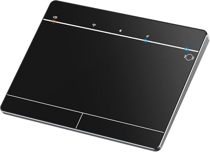 Homiguar Wireless Bluetooth Trackpad for Windows 10 & 11, 3-in-1 Connectivity Modes,High Precision Control, Portable Multi-Touch Gestures touchpad for PC & Laptop (Black)