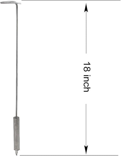 Food Flipper Turner Hooks Stainless Steel BBQ Meat Hook Cooking Barbecue Turners Hooks Grill Accessories for BBQ Steak,Tri-Tips,Patties Sausages Ribs Chicken Breast Roasts