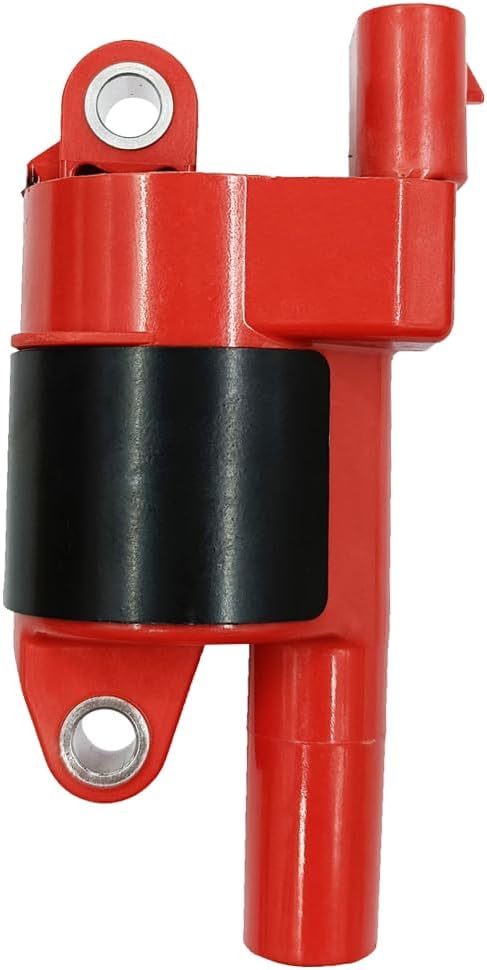 ROUND Ignition Coil Set of 1 Compatible With Chevy Cadillac GMC Camaro Corvette Silverado Tahoe Escalade Yukon Suburban Canyon Envoy Sierra H2 H3 G8 9-7X 5.0 6.0 6.2 V8 12573190 UF414