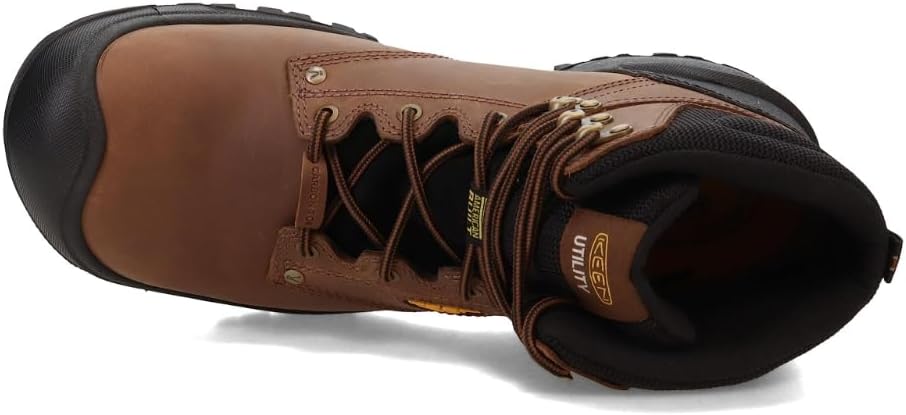 Size 12D, KEEN Utility Men's Independence 6" Leather Waterproof Composite Toe Work Boot