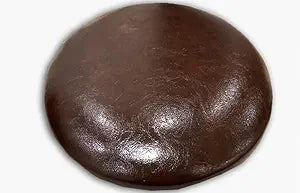 Waterproof Round Chair Cushion, Round Dining Chairs Seat Cushion PU Leather Cushion, Indoor and Outdoor Round Chair Pad Non-slip Soft Pad