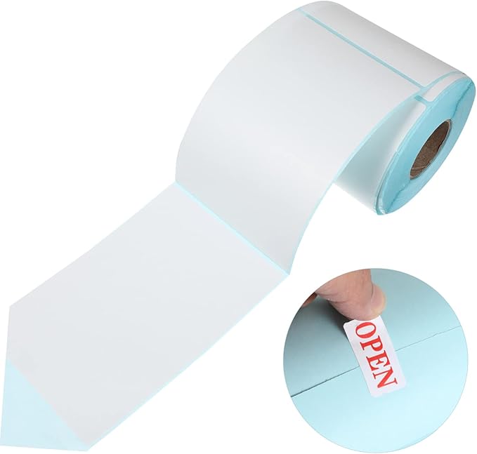 Angoily Thermal Paper Rolls 3 Anti-Thermal Label Paper 100  150  300mm Roll Labels for Shipping Sticker Random