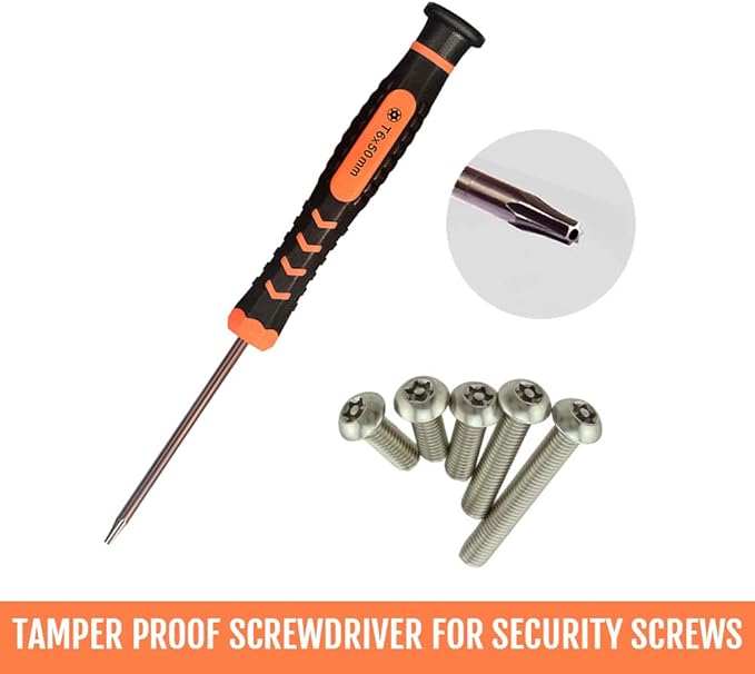 T6 Torx Security Screwdriver, TECKMAN Torx T6H Screwdriver for Apple Mac Mini, Oakley Juliet Sunglasses,Xbox Controller Mainboard,Pocket Knife and other Electronic Device Repair
