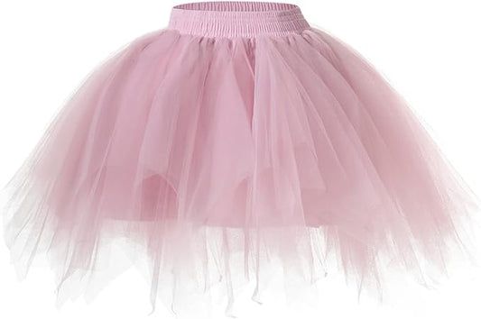AWAYTR Adult Tutus Skirts for Women - 4 Layers Tutu Skirt for Halloween Costume