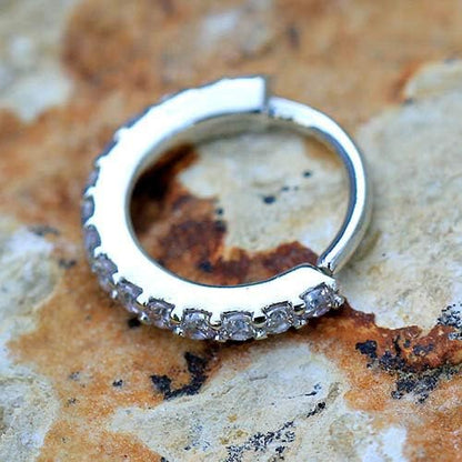 316L Stainless Steel Multi-Jeweled Annealed Seamless Ring 16GA