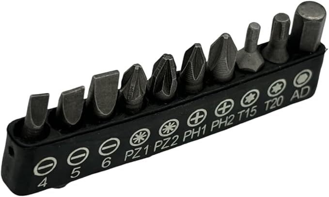10 Drill Bit Sets Fits for Impact Driver Durable New Replacement Parts