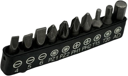 10 Drill Bit Sets Fits for Impact Driver Durable New Replacement Parts
