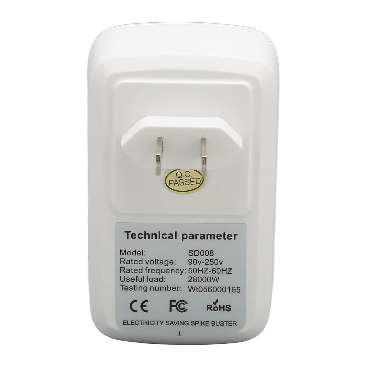 Power Saver, Energy Saver Box with Voltage Stabilizer Surge Protection for Houses Offices AC Refrigerator Washing Machine (US Plug)