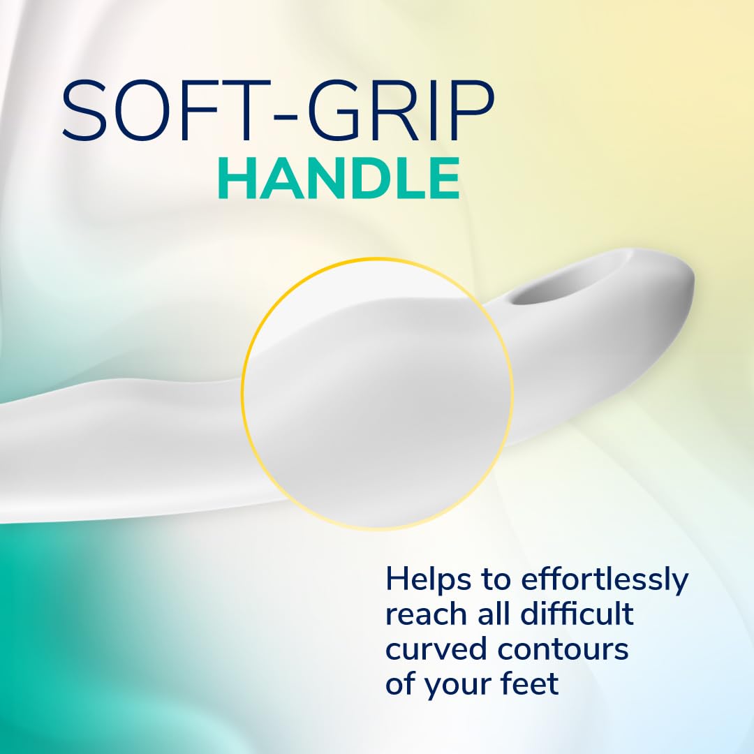 Dr. Scholl's Hard Skin Remover Nano Glass Foot File - Foot Callus Remover, Durable Foot Scrubber, Dead Skin Remover, Hygienic Pedicure Tool, Long Lasting Foot Buffer, Soft Smooth Feet