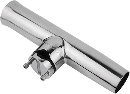 Stainless Steel Suitable for 32-50MM Pipe 360° Clamp Fishing Rod Holder 1-1/4'' to 2''Boat Accessories Marine