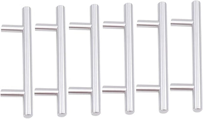 6pcs Door Handle Kitchen Cabinet Knobs Door Knob Handle Drawer Pulls Cabinet Handle for Knob Door Knob for House Pull Handle for Furniture Silver