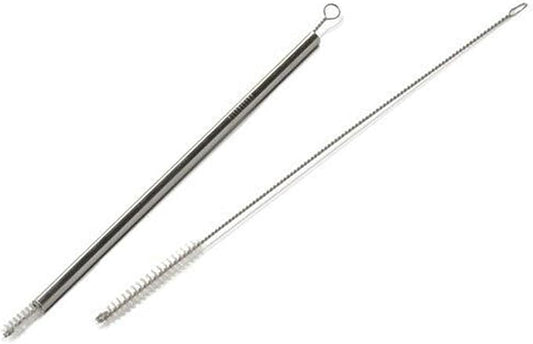 Huji Stainless Steel Straws Cleaning Brush Perfect for Reusable Tumbler Straws (2 Brushes)