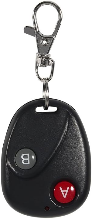FTVOGUE 433MHz Remote Control, Remote Control Key Garage Gate Door Transmitter 433MHz Plastic Black 2 Keys, Remote Control Transmitters, Other Garden Tools
