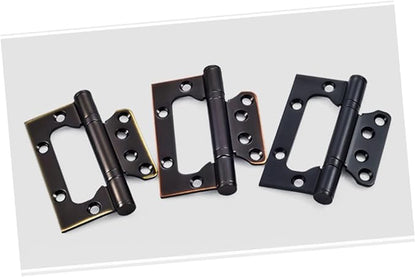Stainless Steel Spring Hinges for Kitchen Cabinet Doors Heavy Duty Load Capacity Design with Easy Installation Black Finish for Furniture Applications