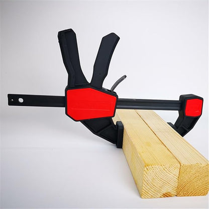 2PCS Bar Clamps For Woodworking Quick Grip Clamps Trigger Clamp Opening Reinforced Thickened Design with Quick Conversion Button (6inch)