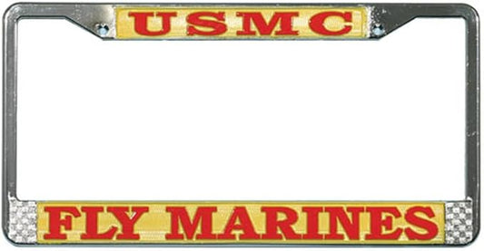 USMC Fly Marines License Plate Frame