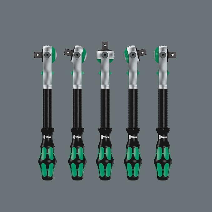 Wera 05003550001 8000 B Zyklop Speed Ratchet with 3/8" drive, 3/8" x 199 mm