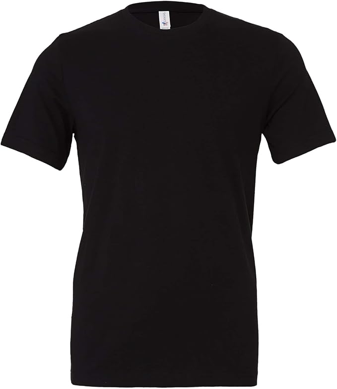 Bella Canvas 6 Pack Adult Unisex T-Shirt Black