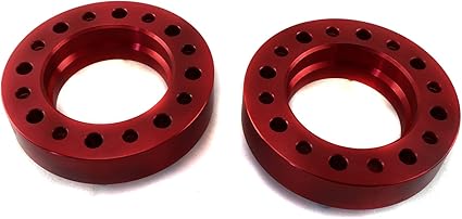 2" Wheel Spacers 8 Lug for Skid Steer Loader, Bolt Pattern 8x8 ä¸¨Hub Bore 6"/154mm, 9/16" Studs, Compatible with Bobcat Case CAT John Deere New Holland (Pack of 2)