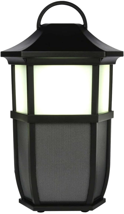Acoustic Research Portable Outdoor Wireless Speaker with Led Flickering Flame Light
