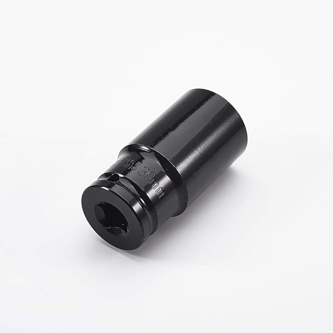 12-Inch Drive by 30mm Deep Impact Socket, 6-Point, Cr-V, Metric 1 Pcs, (Bettomshin)