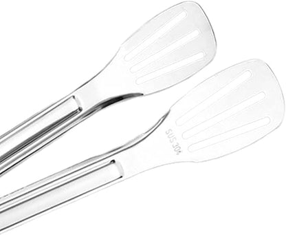 Fenteer Kitchen Serving Tongs Serving Tongs Buffet Party Catering Serving Tongs Steak Clamps Baking Bread Clamp for Bakeries Frying Restaurants BBQ, 12inch
