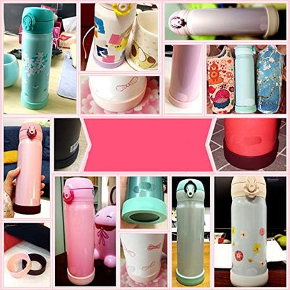 4 PCS Bottom Protective Silicone Sleeve for Flask/Mug/Water Bottle (Black Only) (65mm)