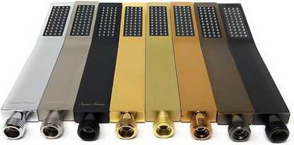 Cascada Contemporary Brass High Pressure Hand Held Shower | Single Setting Hand Shower (Polished Gold)