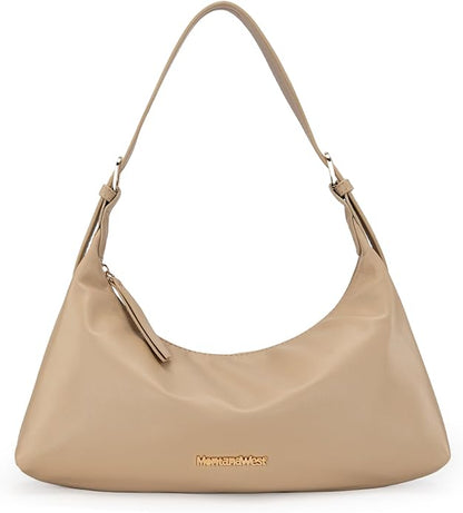 Montana West MEDIUM Shoulder Purses for Women Crescent Hobo Bags Trendy Purses