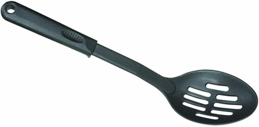 Norpro Nylon 12-Inch Slotted Spoon, 1-Pack, Black