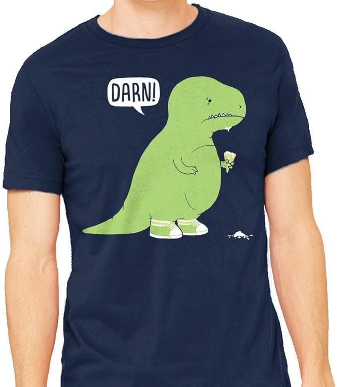 TeeFury - Darn! - Mens Animal, Dinosaur, T-Shirt