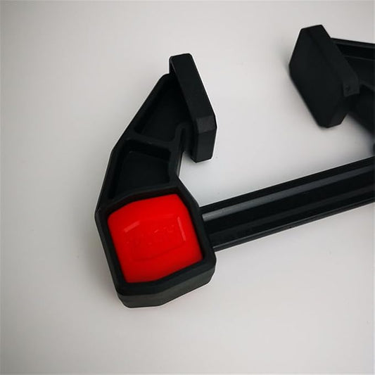 2PCS Bar Clamps For Woodworking Quick Grip Clamps Trigger Clamp Opening Reinforced Thickened Design with Quick Conversion Button (6inch)
