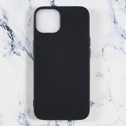 for iPhone 14 Case, Soft TPU Back Cover Shockproof Silicone Bumper Anti-Fingerprints Full-Body Protective Case Cover for iPhone 14 (6.10 Inch) (Black)