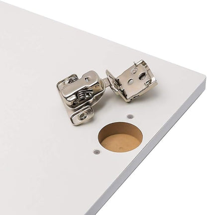 Soft Close Cabinet Hardware Hinges - homdiy HDSCH114SNB 1-14in Face Frame Kitchen Cabinet Hinges, 4 Pack Hinges with Built-in Dampers