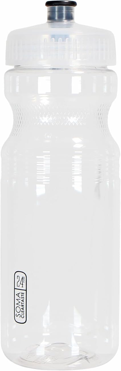 Soma Clear Taste Water Bottle, ClearBlack