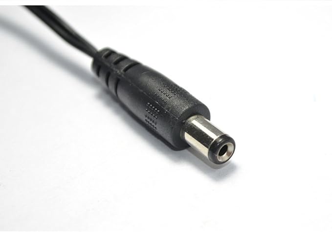 JacobsParts 12V DC 5.5mm x 2.1mm Car Cigarette Lighter Power Supply Adapter Cable (5 Feet)