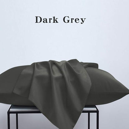 NTBAY King Pillowcase Set - 2 Pack Brushed Microfiber 20x36 Pillowcases - Soft, Wrinkle-Free, Fade-Resistant, Stain-Resistant, Dark Grey Pillowcases with Envelope Closure - 20x36 Inches, Dark Grey