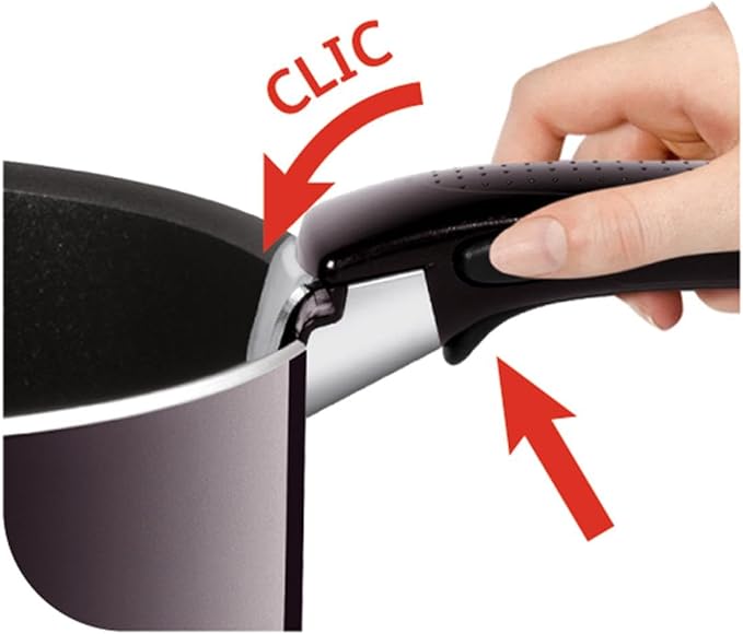 Tefal L9933015 Ingenio Removable Black Handle with Red or Black Button