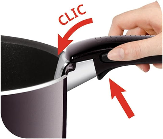 Tefal L9933015 Ingenio Removable Black Handle with Red or Black Button
