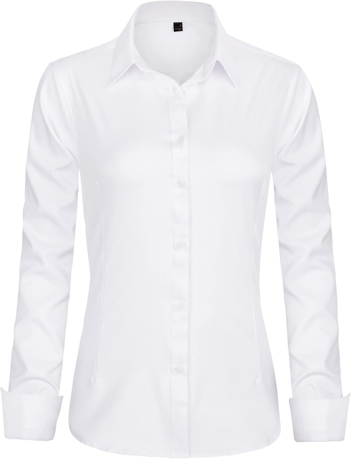 J.VER Womens Dress Shirts Long Sleeve Button Down Shirt Wrinkle-Free Business Casual Blouse Office Work Tops 2K+ bought in past month
