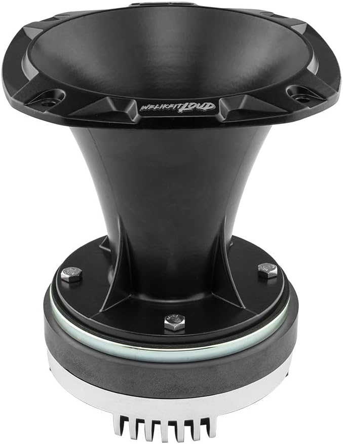 DS18 PRO-DKH1S 2" Bolt On Throat Titanium Compression Driver and Aluminum Short Horn Kit - 640 Watts, 8 Ohm