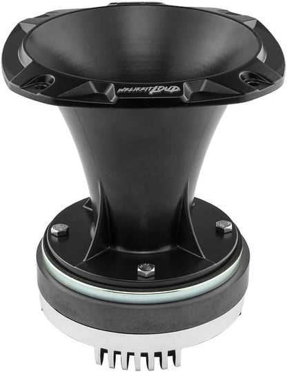 DS18 PRO-DKH1S 2" Bolt On Throat Titanium Compression Driver and Aluminum Short Horn Kit - 640 Watts, 8 Ohm