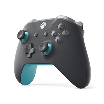 Microsoft - Wireless Controller for Xbox One and Win 10 - GrayBlue - WL3-00105 (Renewed)