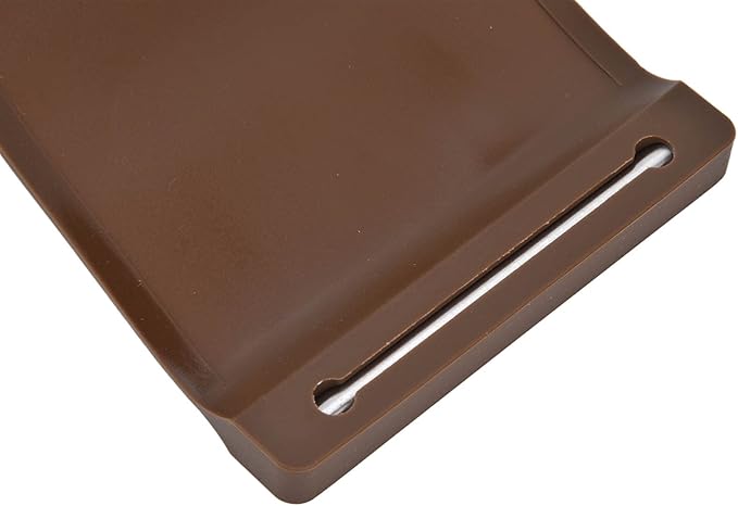 , Couch Arm Cup Holder, Sofa Arm Cup Tray, Silicone Couch Drink Holder Couch Cup Holder Armrest Organizer with Sticky Base for Living Room Balcony (Ordinary Brown)