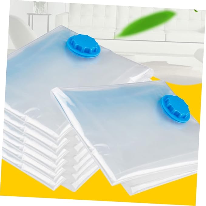 Amosfun Vacuum Seal Bags 100x70cm Blanket Vacuum Storage Bags Save Space for Home