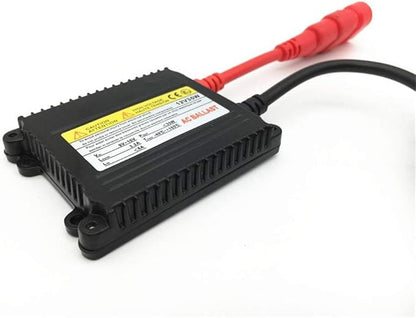 Ultra Slim 35W HID Ballast - Universal Xenon Replacement for H1, H3, H4, H7, H11, H13, 9005, 9006, 9007, 880 - Waterproof, Shockproof, Plug  Play, Pack of 1