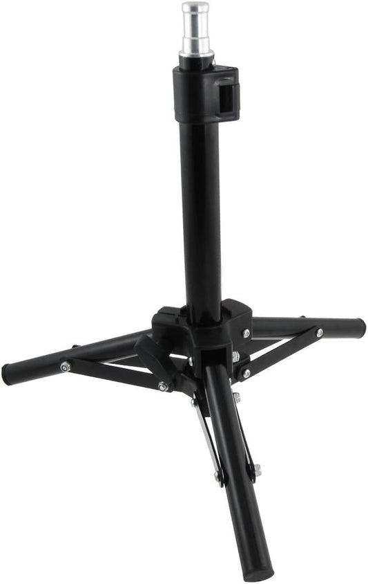 Qtqgoitem Camera Metal Photographic Portable Folding Photo Studio Tripod Light Stand Black (Model: 43f 561 440 6c3 00e)