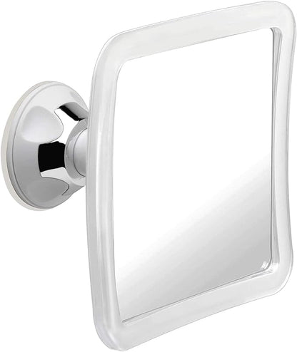 MIRRORVANA Fogless Shower Mirror for Shaving with Upgraded Suction, Anti Fog Shatterproof Surface and 360 Swivel - 6.3" x 6.3"