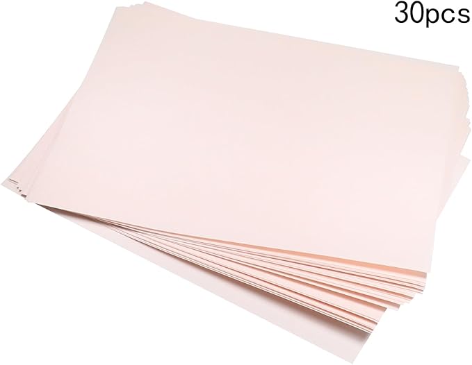 Bettomshin 30pcs A4 Heat Transfer Paper, 100g Slow Drying Transfer Sublimation Paper for Non Cotton Clothes Printing Chemical Fiber Pillow, Jersey, Modal Light T-Shirt