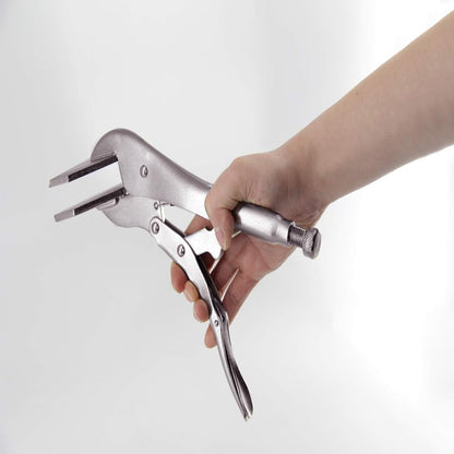 Locking Sheet Metal Clamp, Heavy Duty Sheet Metal Grip Tool, Flat Clamps Bending Pliers, for Bending, Forming and Crimping